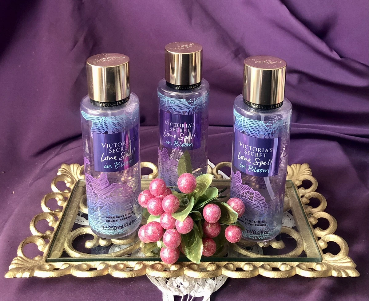 Rare Set of 3 Victoria s Secret Love Spell in Bloom Fragrance