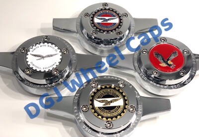 Zenith Locking Style Cut Chrome Knock-Off Spinner Cap for Lowrider