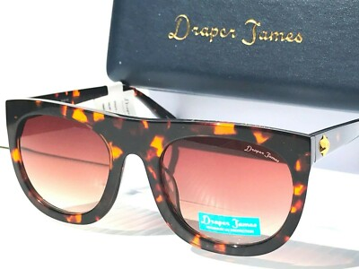 #ad Draper James SAWYER Tortoise Tokyo Designer w Brown GradWomen#x27;s Sunglass SU 0041 $48.88