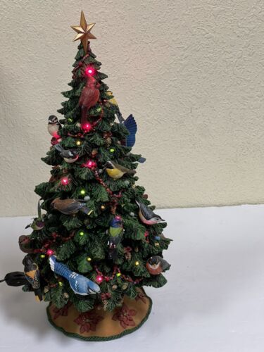 Danbury Mint Birdwatchers 17" Lighted Christmas Tree w/Box Birds READ - Picture 13 of 13