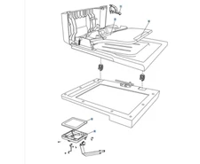 Genuine HP LaserJet pro 400 Color MFP M475dn ADF Document Feeder and Scanner Ass