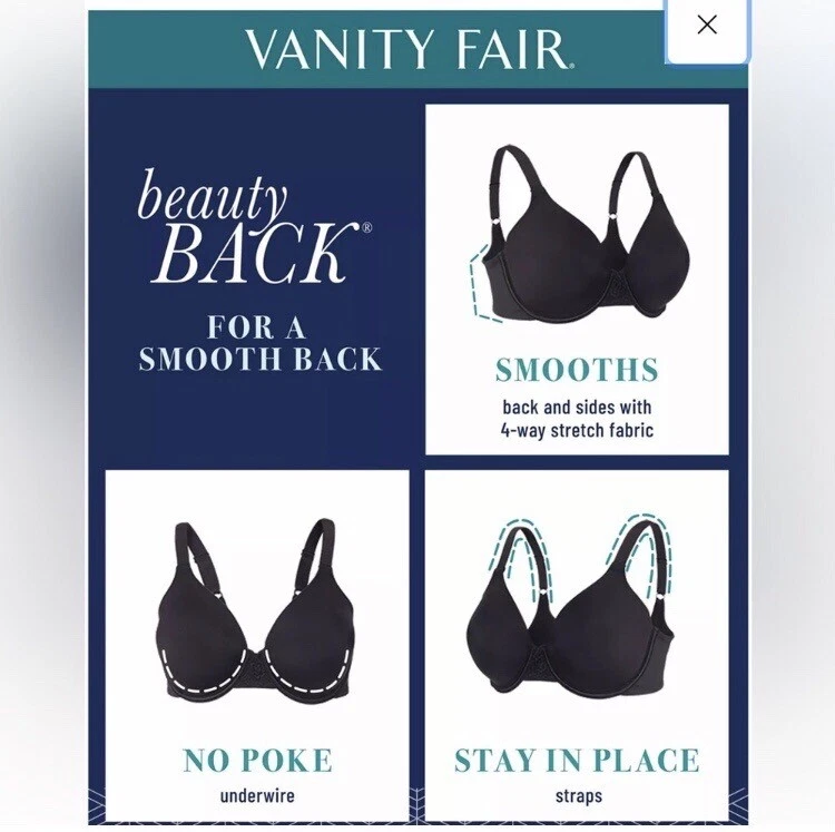 Бюстгальтеры Vanity Fair размер 42D пара из 2 бюстгальтеров упаковка из 2 - Изображение 3 из 4