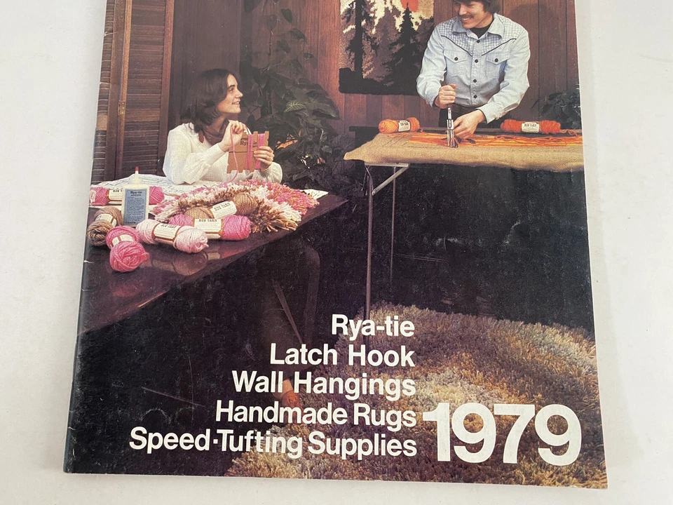 RC Rug Crafters  Vintage 1979 California Retro 70’s Art Pattern Design Booklet - Image 3 of 4