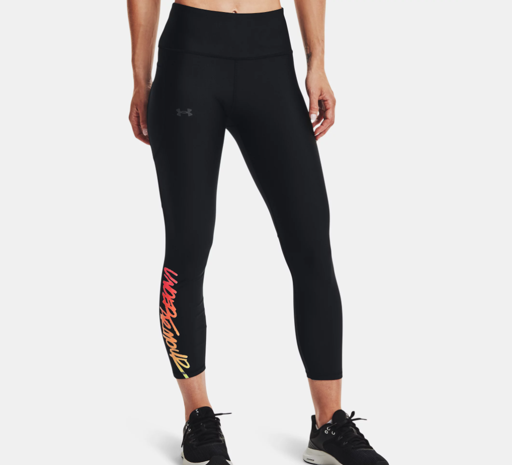 NWT$50 Under Armour Women's HeatGear No-Slip Waistband Ankle