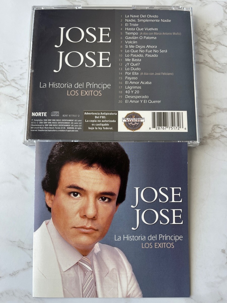 Jose Jose La Historia Del Principe CD ORIGINAL 2006 w/Hype