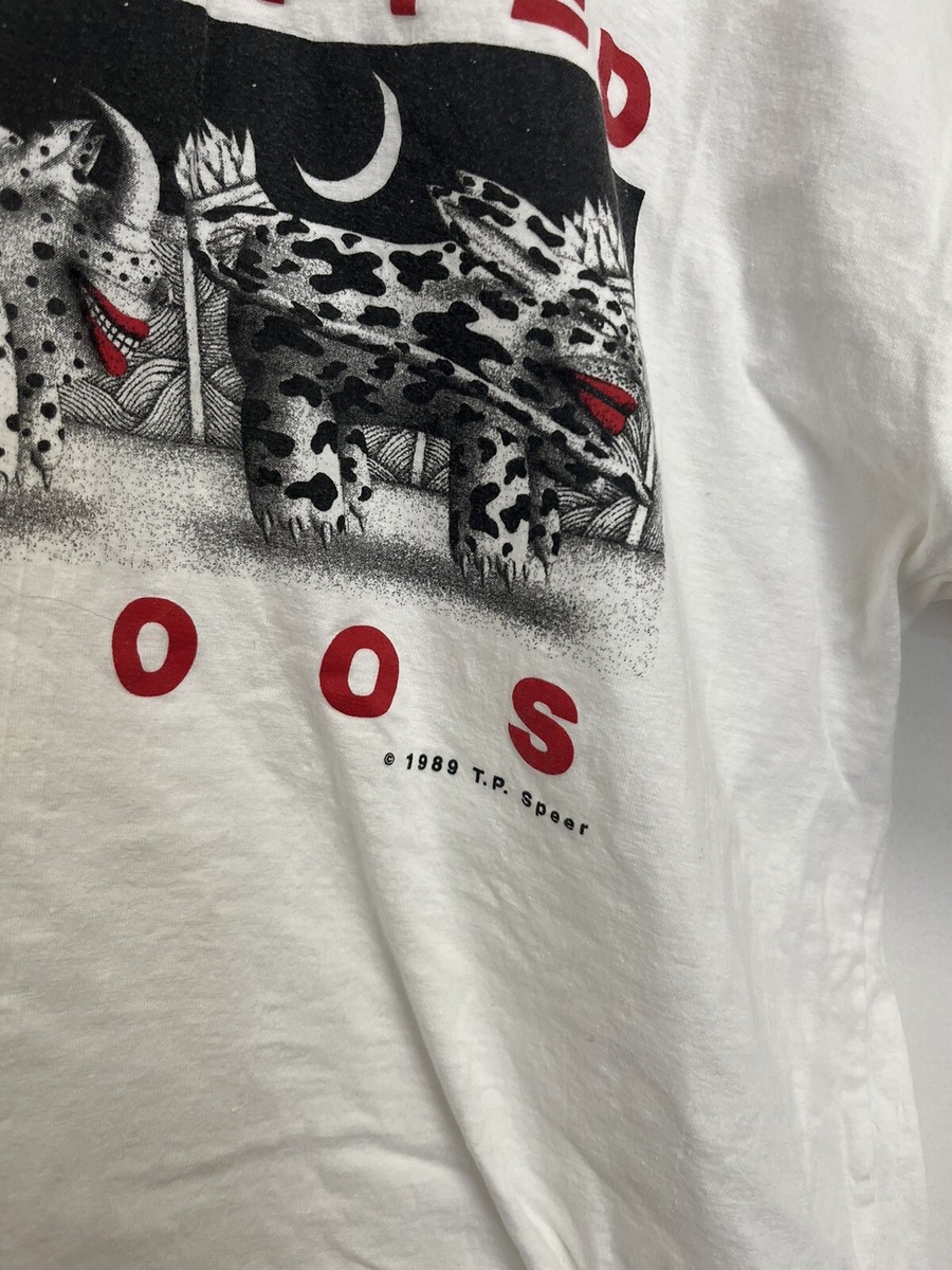 Vintage 1989 Big Spotted Hoodoos T Shirt Mens L TP Speer Art