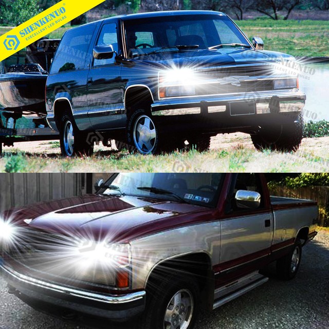 For Chevy K1500 2500 Suburban 19921998 4PC 6000K LED Headlight Hi/Lo