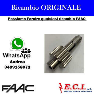 Original Spare Part FAAC 63000558 Shaft Sprocket Actuator S800
