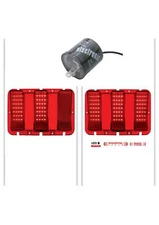 United Pacific  1967-1968 Ford Mustang Red Sequential LED Tail Light Pair