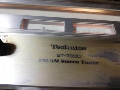 希少　レトロ　年代物　Technics　ST−7600 ステレオチューナー Retro Rare Vintage Technics ST-7600 Stereo Tuner | eBay