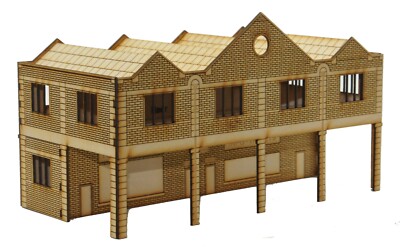 TT-BS001 Busbahnhof Spur TT:120 Modell Laser Cut Bausatz
