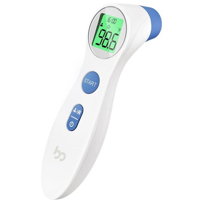 Forehead Thermometer Digital Infrared No Touch Fever Temperature Color Change