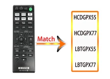 RM-AMU163 Replace for Sony AV System Remote control MHC-GPX55 HC-GPX33 LBTGPX77