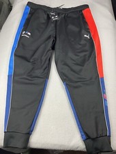 PUMA BMW M Motorsport Men Black MT7 Track Pants Size 2XL NWT