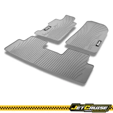 Fits 06-11 Honda Civic 2/4 Door Gary Latex Floor Mats Front Rear Carpets Liner