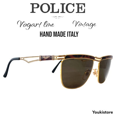 POLICE Vogart line occhiali da sole 2179 A20 RARE VINTAGE 80s HAND
