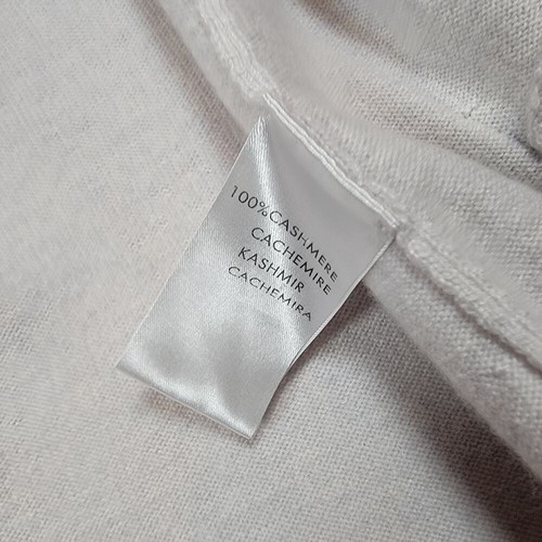 Barbara Lohmann 100% Cashmere Women's Cardigan Sz IT40 US M Beige - Picture 4 of 8