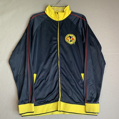 Club America Track Jacket Size XL Official License Soccer Football Athletic 