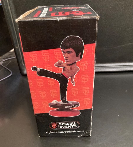 2012 SAN FRANCISCO GIANTS / BRUCE LEE BOBBLEHEAD, HTF! *NIB* - Picture 4 of 6