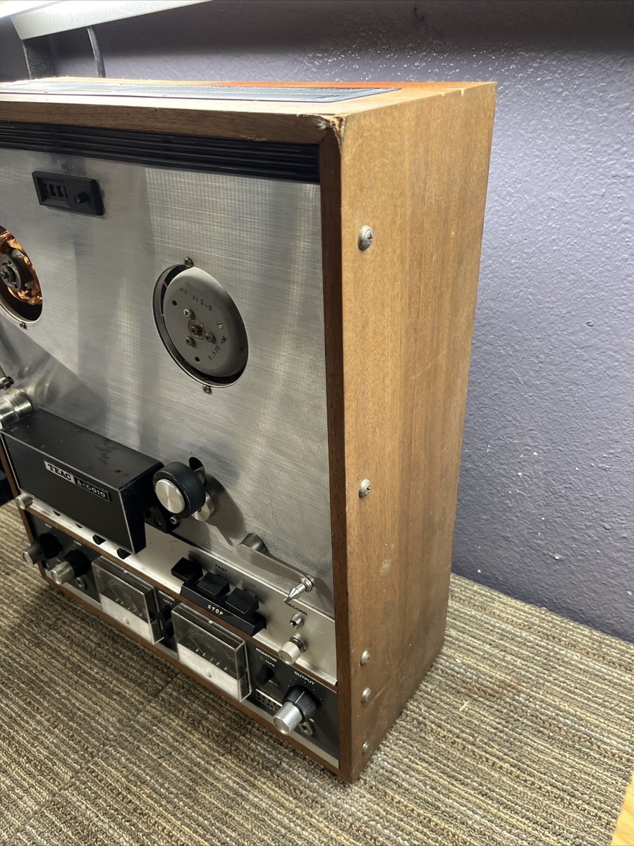 TEAC A-6010 AR-60 Reel To Reel Tape Player As Is Untested TEAC A-6010 AR-60 Reel To Reel Tape Player As Is Untested