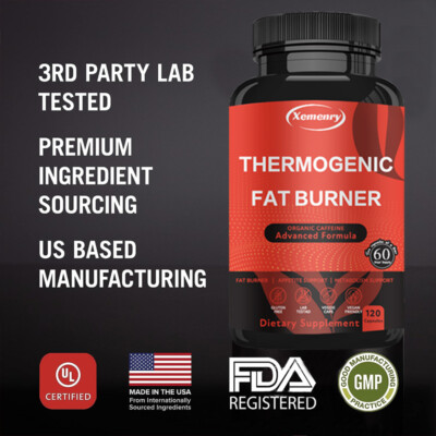 Thermogenic Fat Burner - Weight Loss Support, Suppress Appetite, Energy Booster