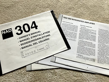 Manuali Amplificatore Integrato NAD 304