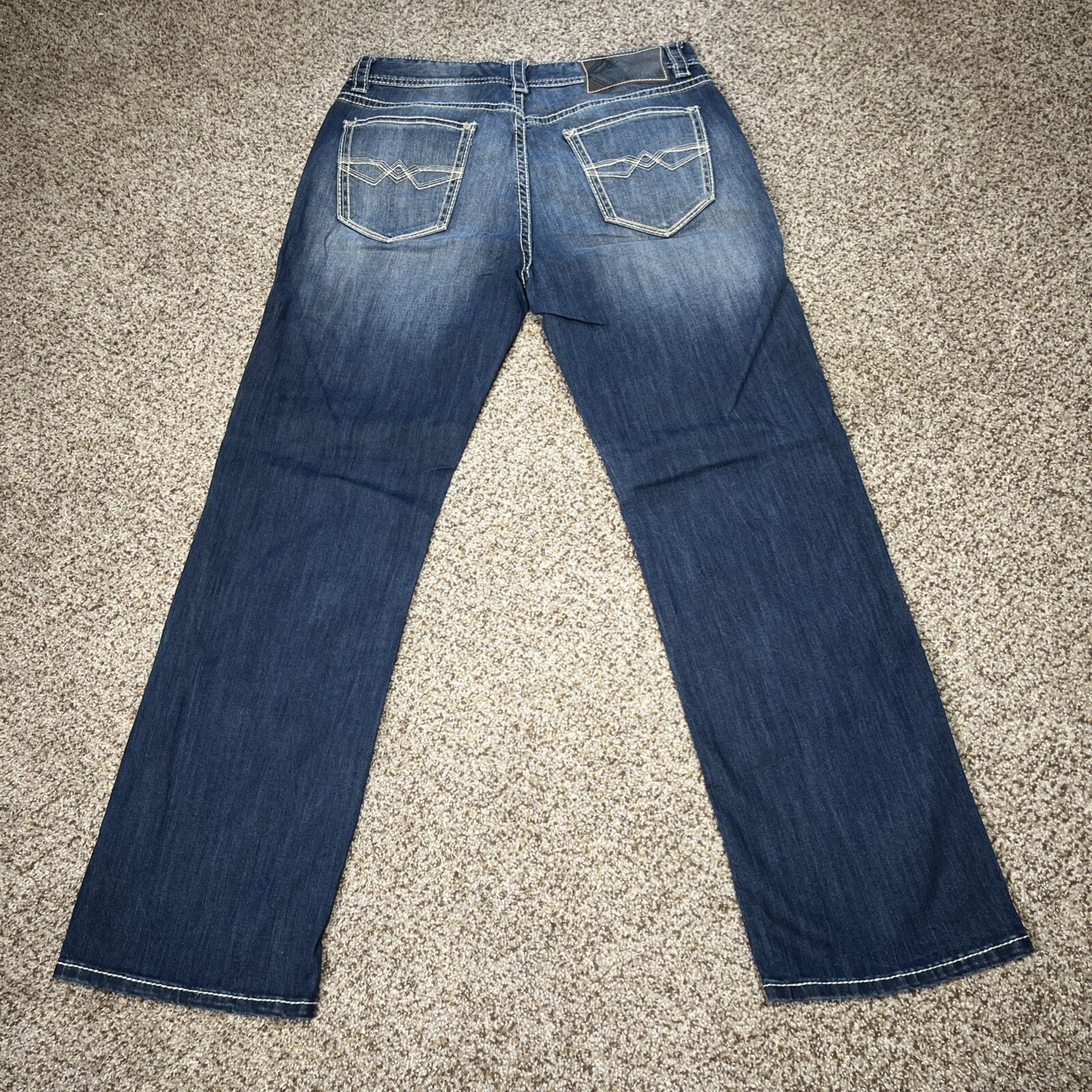 Rock & Roll Denim Jeans Double Barrel Straight Relaxed Straight Leg 32 X 31.5 - View 12