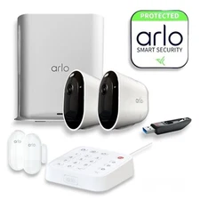Arlo Pro 5S 2K Wireless Home Security System VMC4260P-100NAS with Dual Band Wifi
