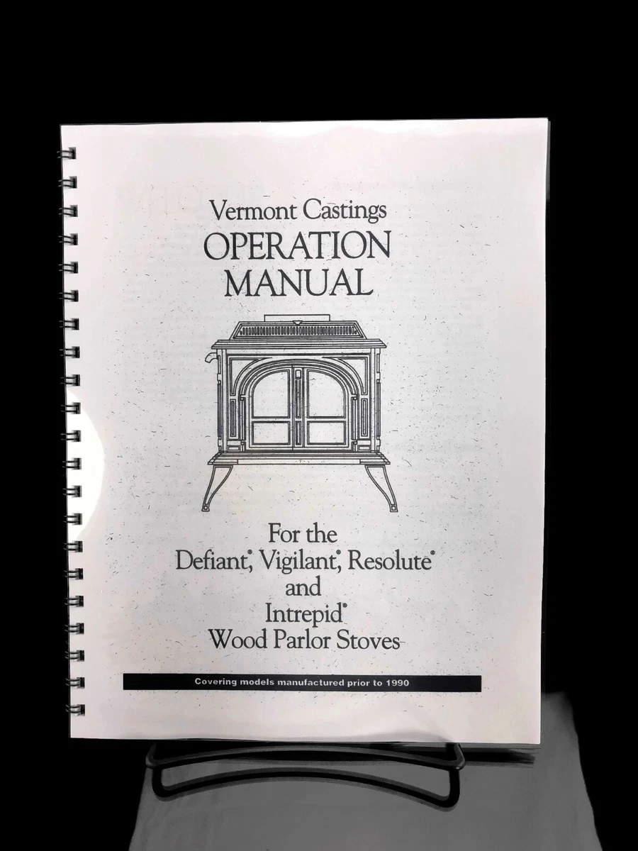 Vermont Castings Defiant Vigilant Resolute Intrepid Wood Parlor Stoves Pre  1990 | eBay