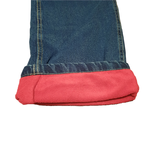 Women's Berne Ladies Red Fleece Lined Jeans Size 16 Regular - Picture 5 of 5
