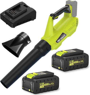 Pro Chaser Battery Powered Cordless Blower - 380 CFM with 2 X 4.0Ah 20V Batterie