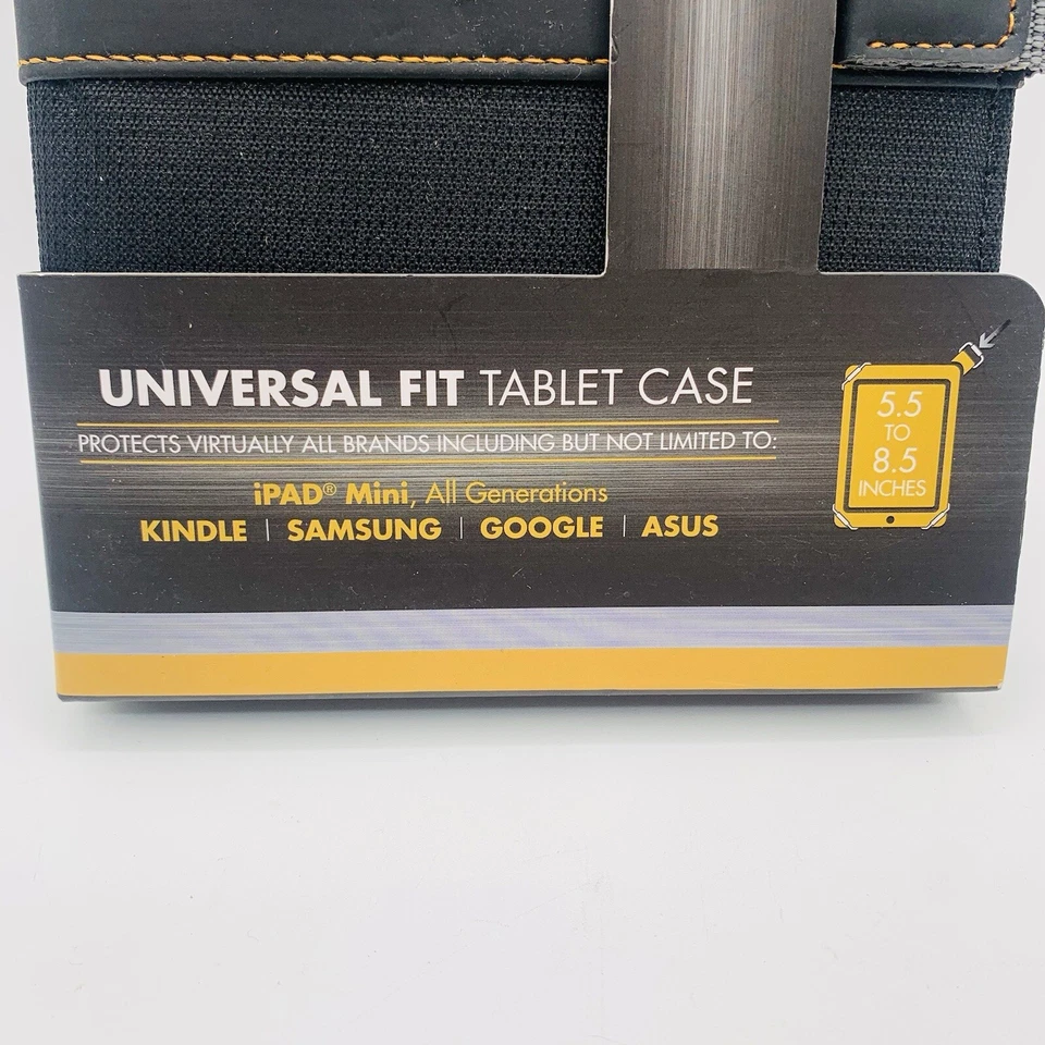 Solo Universal Poliéster Estuche Padfolio Para iPad Minis Y Tabletas Samsung Nuevo de Lote Antiguo Foto 3 de 4