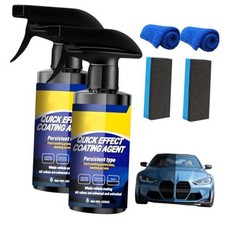 2Pcs Car Nano Coating Spray,Quick Effect Coating Agent for Car, Upgrade