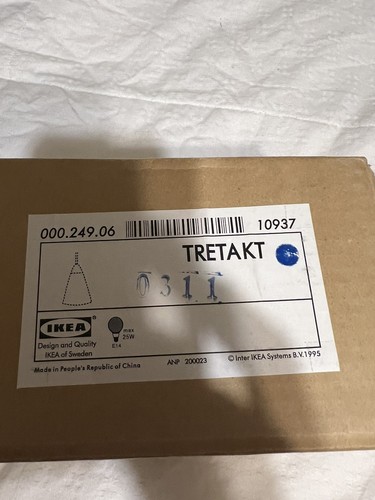 IKEA Tretakt Hängelampe/Leuchte aus Glas 000.249.06 NEU -OFFENER KARTON hellblau - Bild 2 von 5