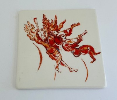 Marc Chagall Ceramic Tile Trivet  The Triumph of Music  Metropolitan Opera Guild