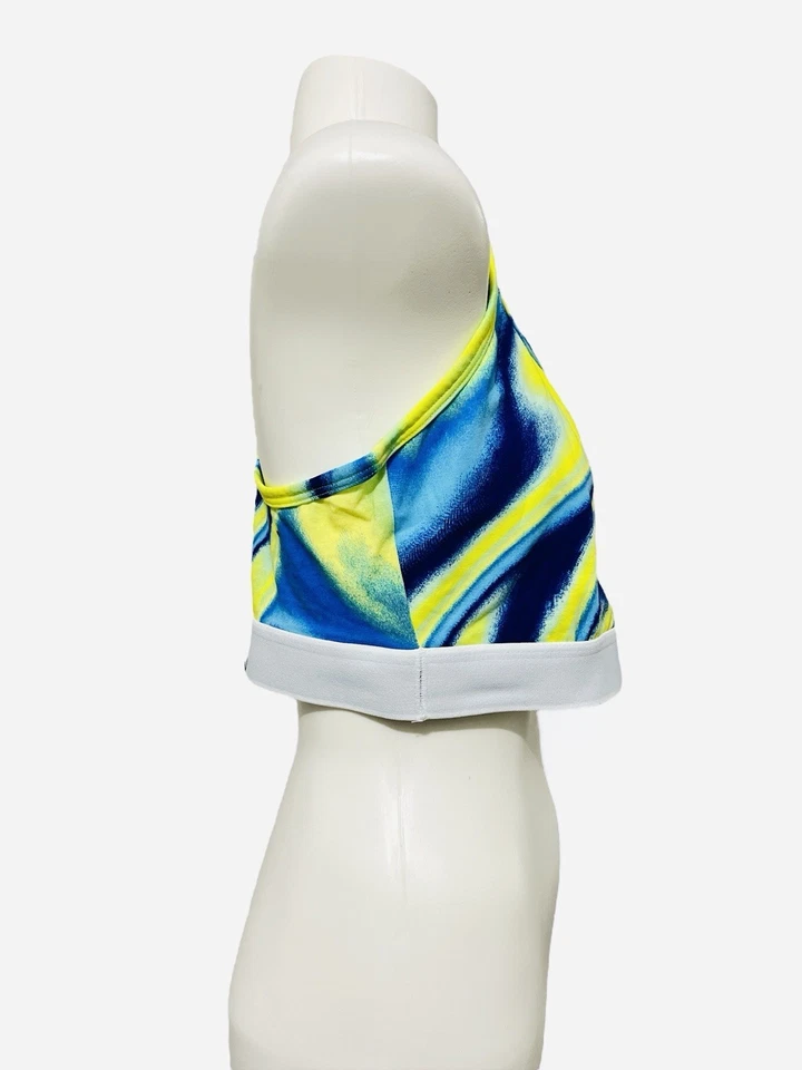 Calvin Klein Reimagined Heritage Pride Unlined Bralette White/Blue/Green Size XL - Image 4 of 4