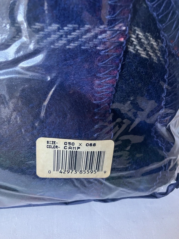 Ralph Lauren Camp Tartán Escocés Estadio Manta 58” X 60” Nueva De Colección Foto 4 de 4