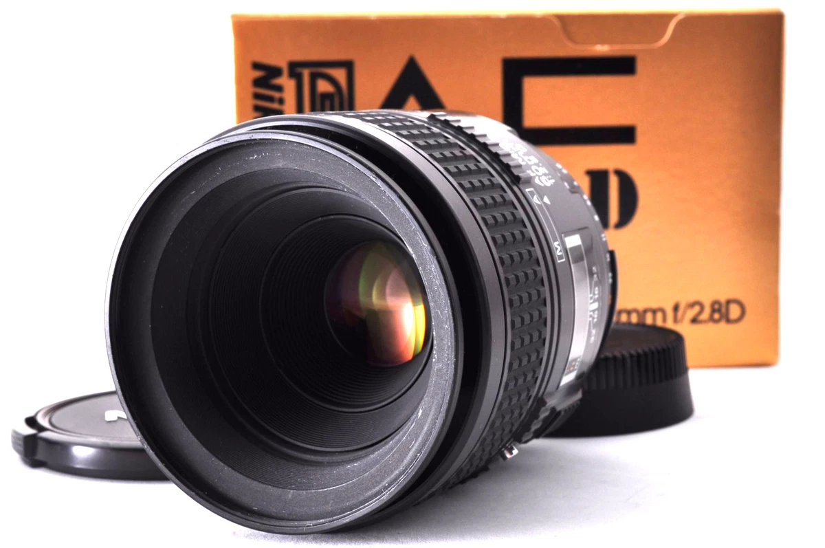 25+ Nikon Micro NIKKOR f/2.8 Camera Lenses 60mm Focal for sale