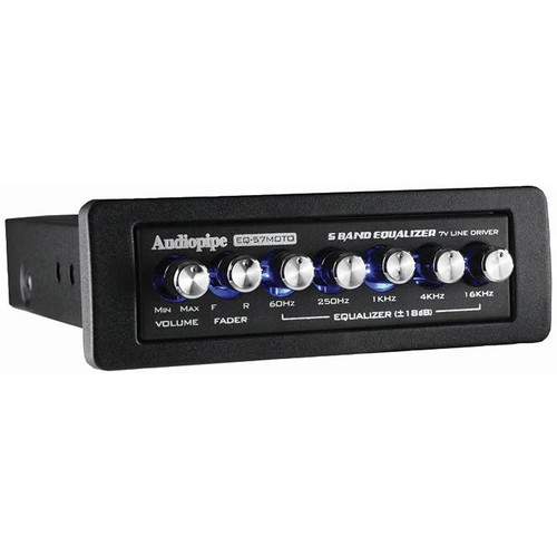 Audiopipe EQ57MOTO 5 band graphic equalizer 7V line driver - Picture 1 of 3