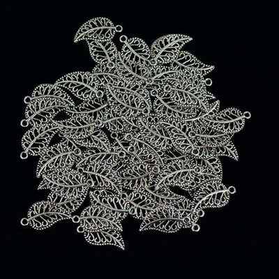 Breloques Tibétaines En Filigrane D'argent, 100 Pièces, Pendentifs à - Photo 1/4