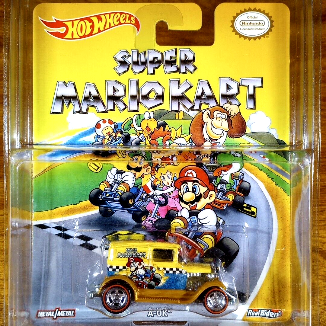Hot Wheels Premium Pop Culture Super Mario Bros. Kart A-OK Real