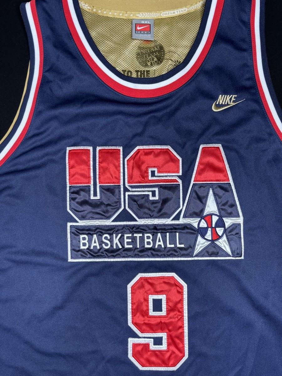 RARE Michael Jordan 1992 Dream Team USA Olympic NIKE SEWN STITCHED