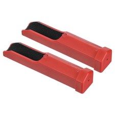 2 x Pool Cue Tip Trimmer Billiard Pool Cue Tip Shaper Billiards Cue Tip Red