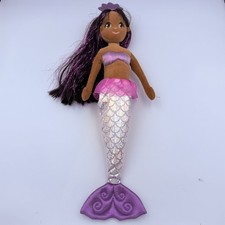 Mermaid 18" Plush Sea Sparkles Sophia Beautiful Stuffed Toy Aurora Preowned