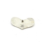 Signed Odin Lonning Tlingit Sterling Overlay Heart Lovebird Pendant #S4993-3 — photo 2