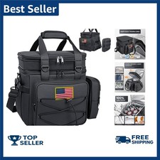 Tactical Lunch Box for Men 20L Expandable Double Insulated Cooler Bag with Molle