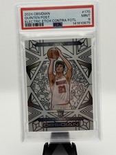 2024 Obsidian Quinten Post Electric Etch Contra FOTL Rookie Golden State Warrior
