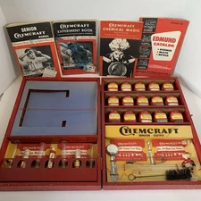 VTG Chemcraft Chemistry Set No 414 Large Science Experiment Completed