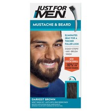 Mustache  Beard, Beard Dye for Men with Brush Included for Easy Application,