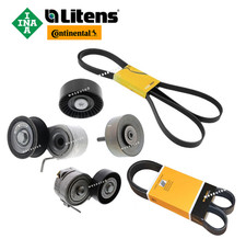 For Audi Q7 3.0l Oem Belt Tensioner Assembly Idler Pulley Drive Belt Kit